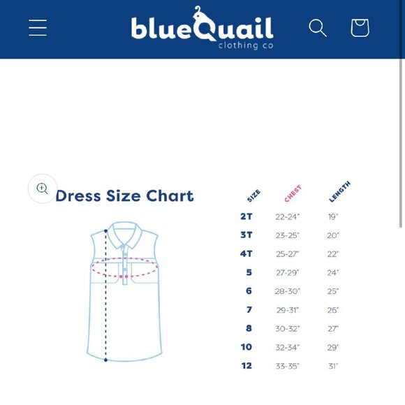 Guayabera- Navy Blue and White Gameday Gingham Dress (Little Girls Size 5) - Picture 5 of 8